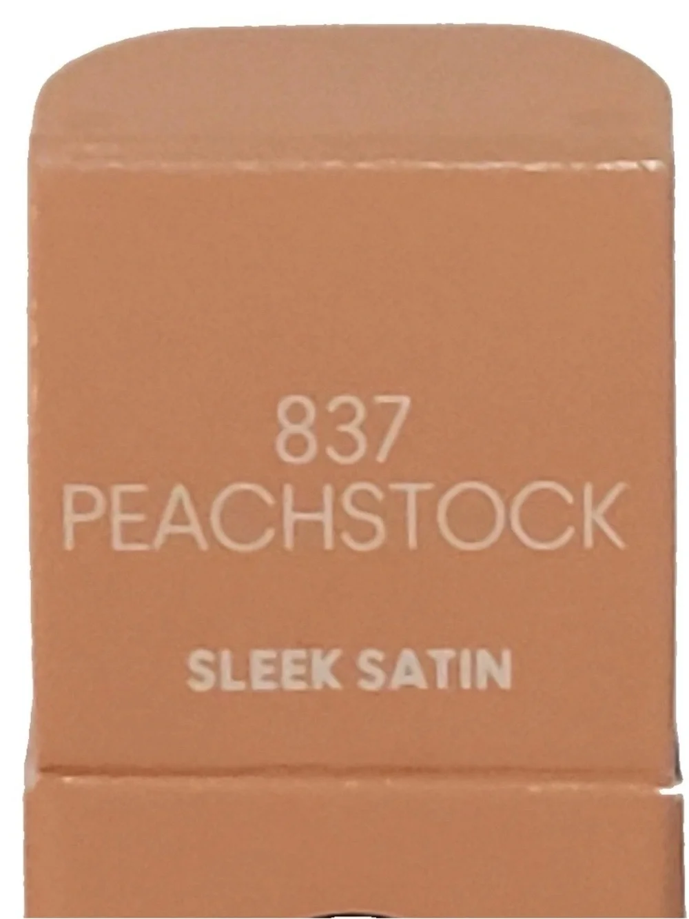 MAC MACXIMAL #837 PEACHSTOCK ~ Sleek Satin Lipstick Full Size 0.12oz/3.5g NEW